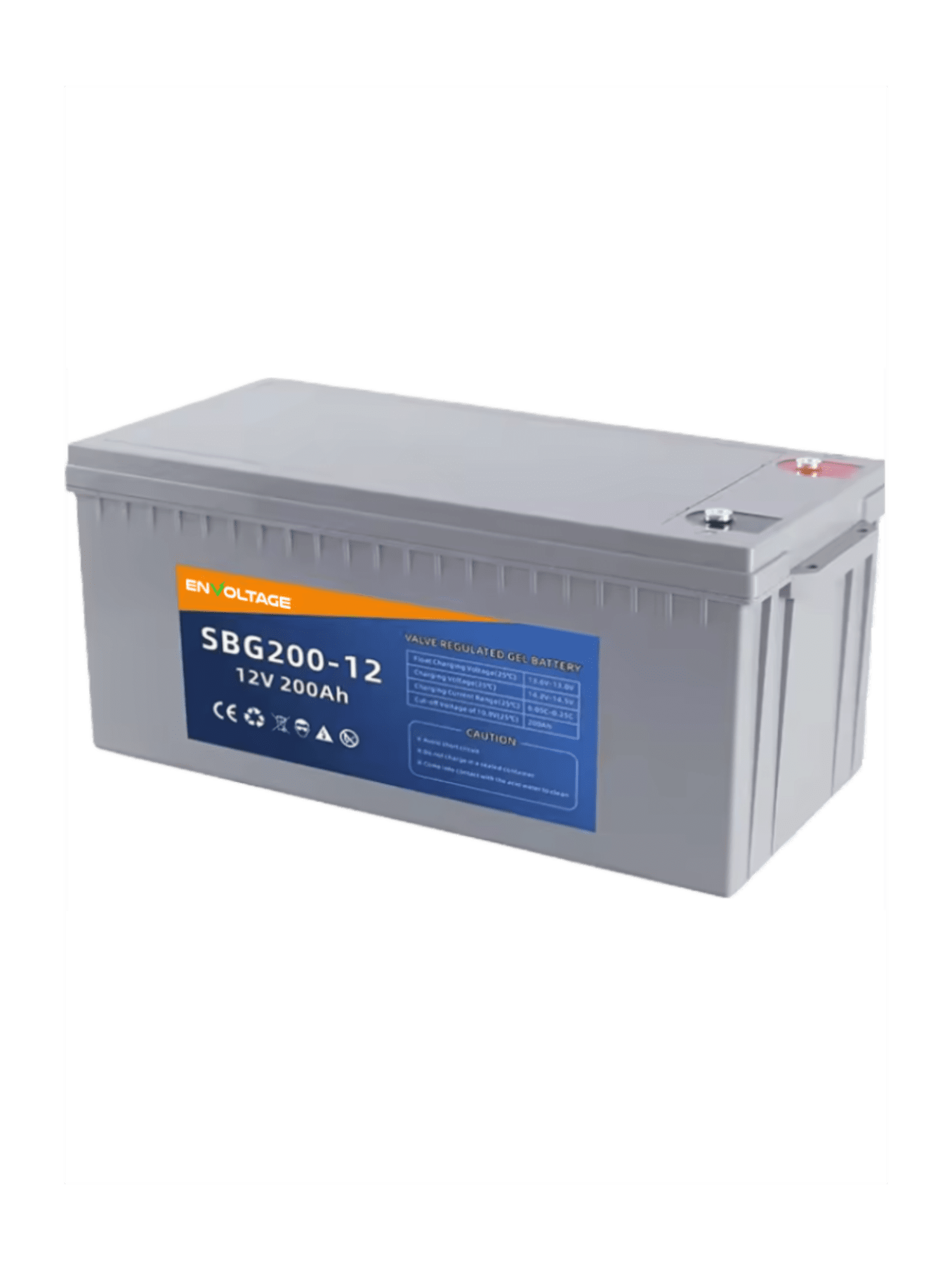 EV-SBG 200Ah 12V Deep Cycle Solar Storage GEL Lead Acid Battery